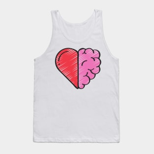 Brain and Heart Tank Top